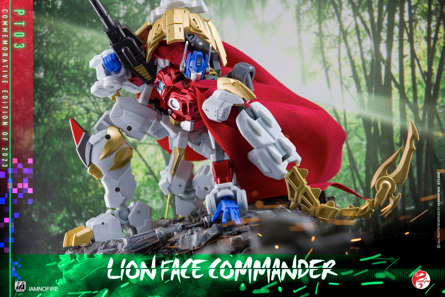 PanguToys PT-03 Lion Face Commander Toy Photography by IAMNOFIRE